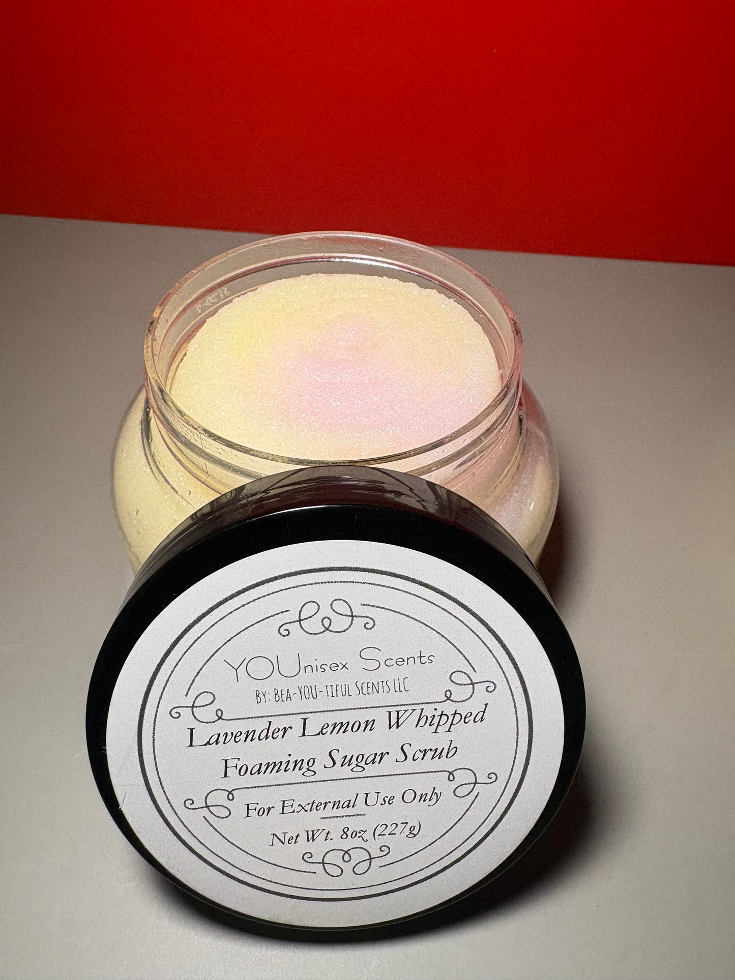Lavender Lemon Whipped Foaming Sugar Scrub