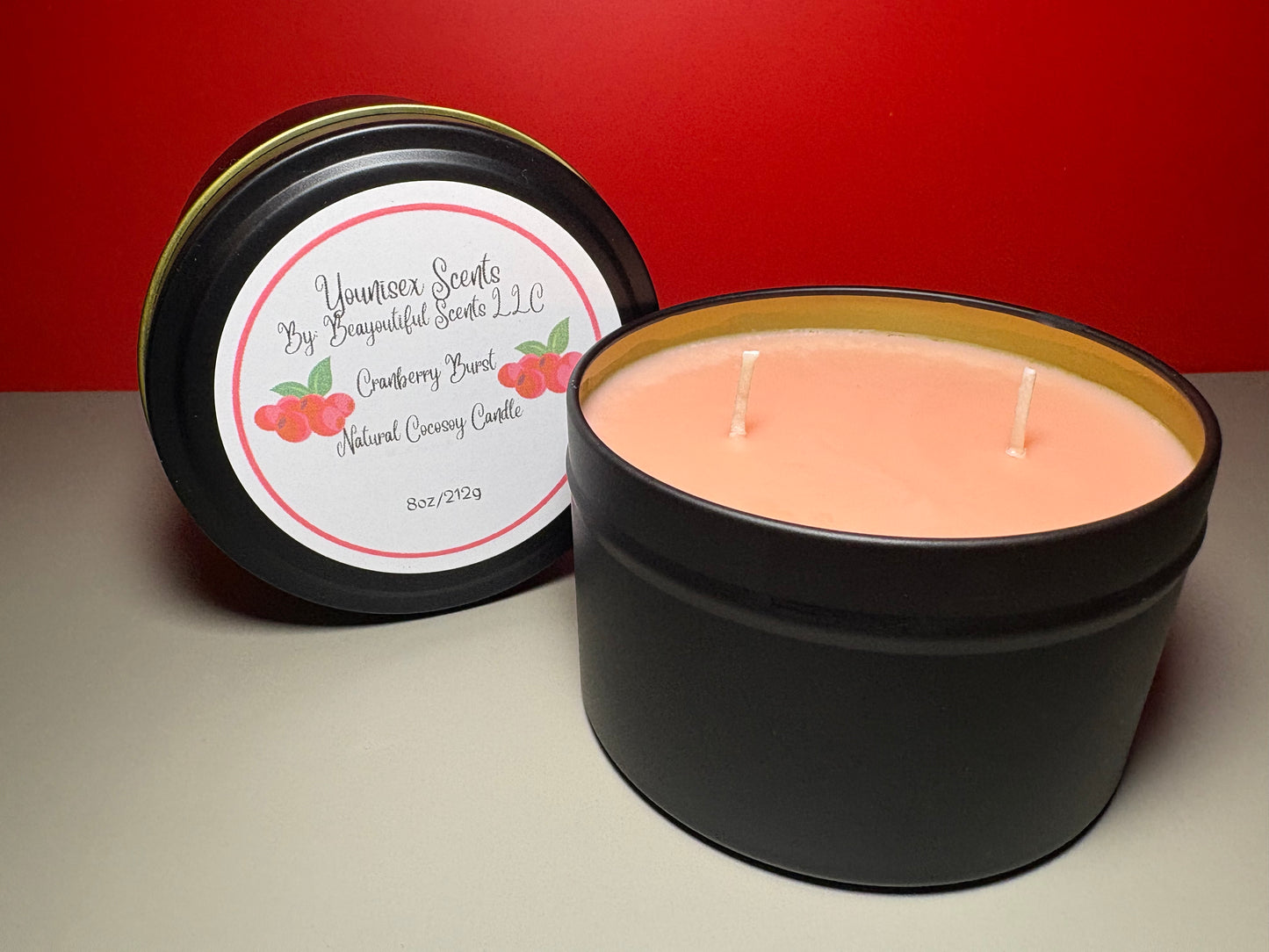 Cranberry Burst CocoSoy Candle