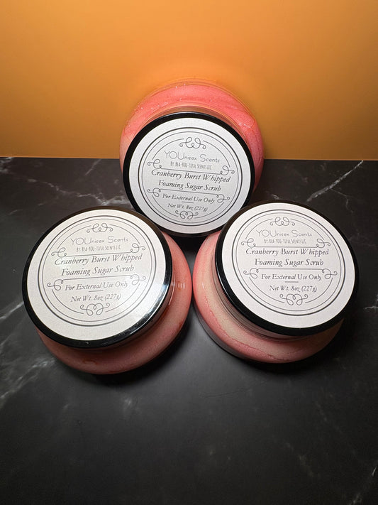 Cranberry Burst Whipped Foaming Sugar Scrub